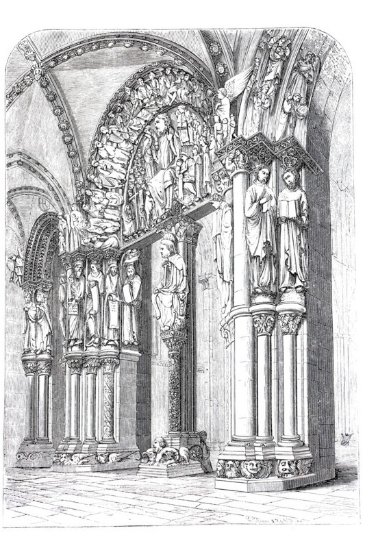 Portal of the Cathedral of Santiago de Compostela.
