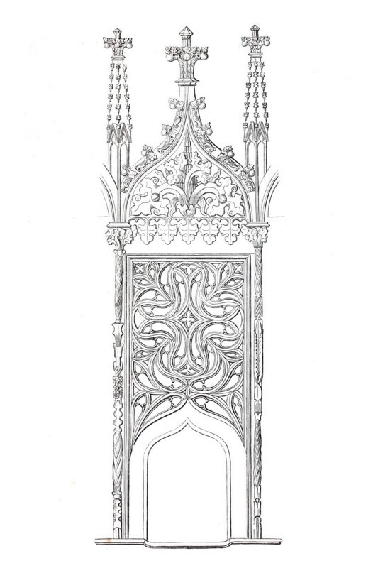 Choir stall in Altenburg Abbey.