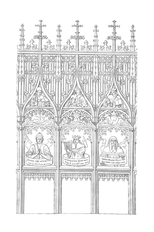 Choir stalls by Jorg Syrlin the Elder.