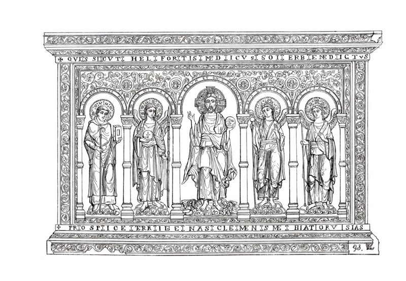 Altarpiece in the Basel Minster.