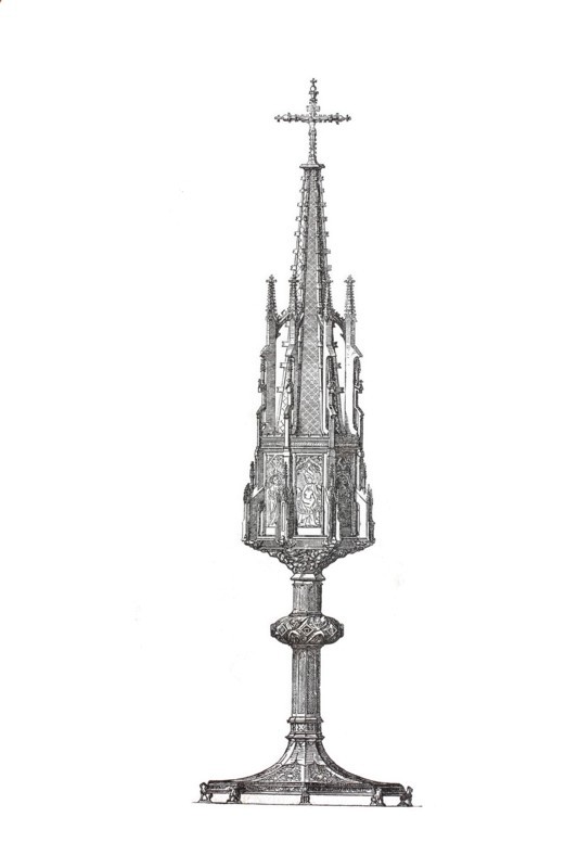 Gothic ciborium from Ober-Millingen near Rees on the Lower Rhine.