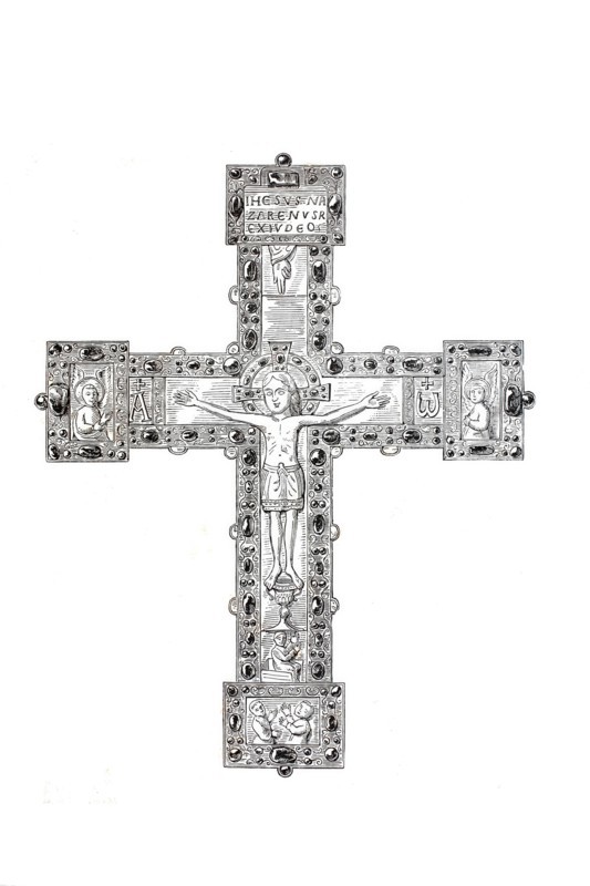 Late Romanesque cross from the church of St. Mauritius in Munster.