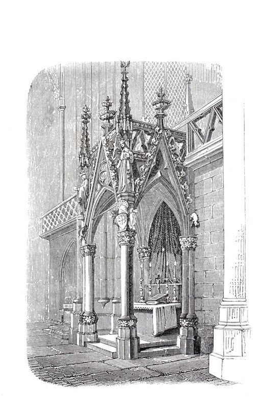 The altar of St. Peter's Cathedral in Regensburg.