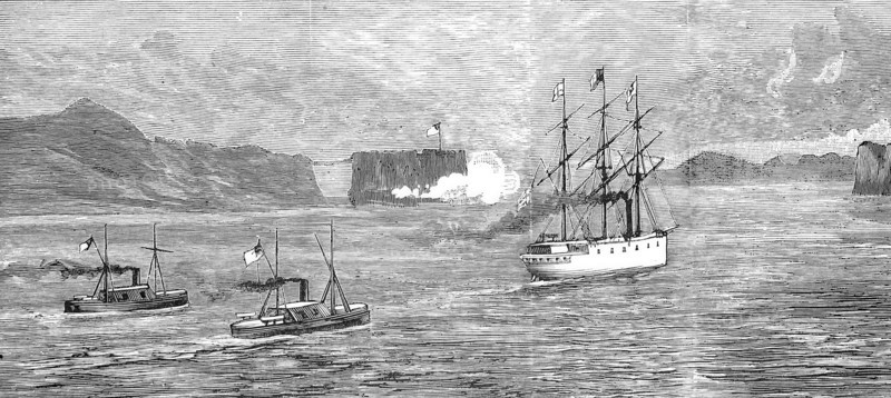 The Golden Gate near San Francisco.