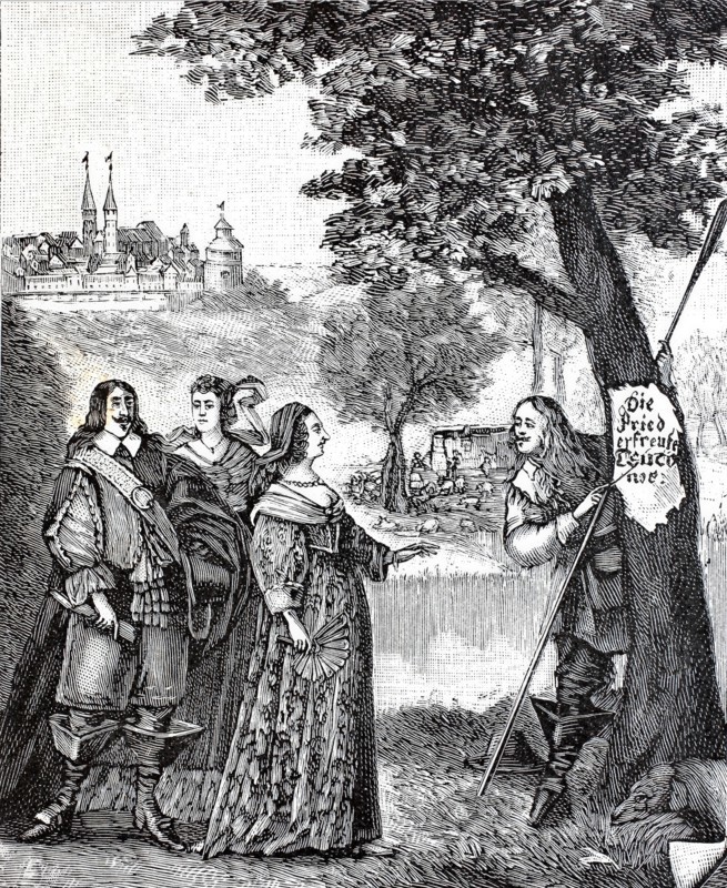 People in the Poetenwald near Pegnitz in the Nuremberg region.