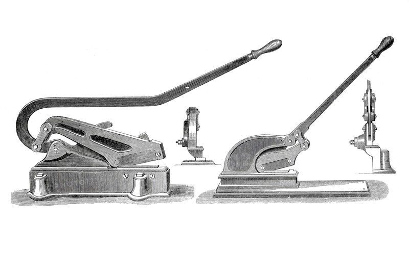 Metal scissors according to patent by F. Hoffmann.