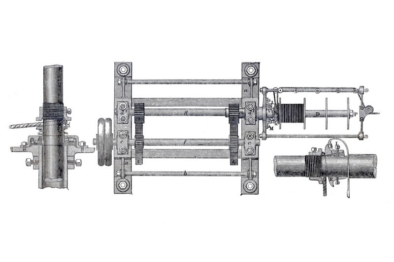 Brooman's machine for making ropes.