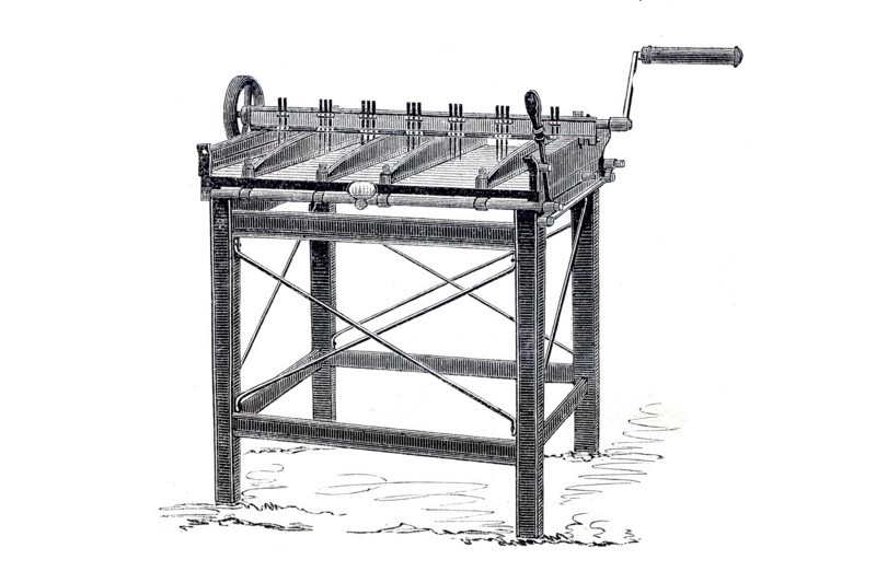 Pappritz machine.