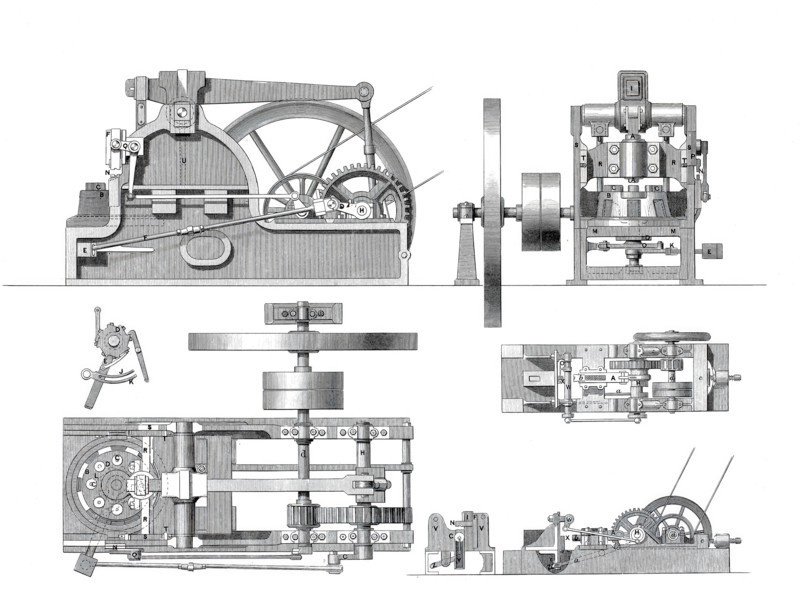 Riveting machine by D. and J. Tannahill.