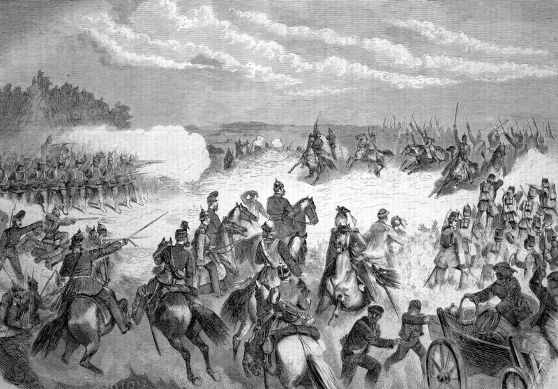 Autumn maneuvers of the Prussian Guard Corps.