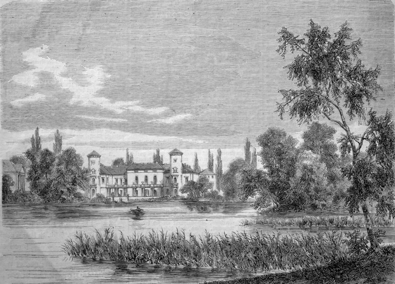 Rheinsberg Castle in the municipality of Rheinsberg.