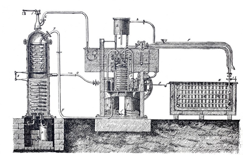 Carre's ice machine.