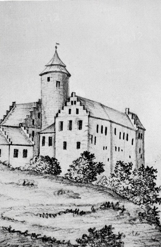 Lisberg Castle in the Middle Ages.
