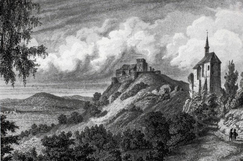 Giechburg Castle and the Gugel Church.