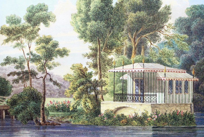 Bathhouse of Rosenau Castle.