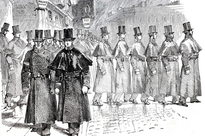 The policemen of London.
