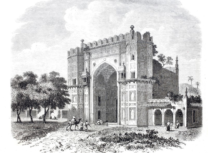 The Garden of Sultan Khosrou in Allahabad.