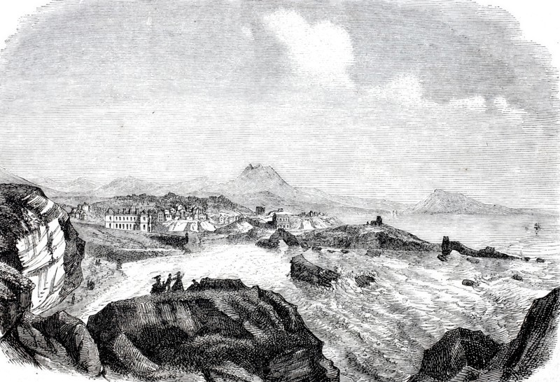 View of Biarritz from the lighthouse.