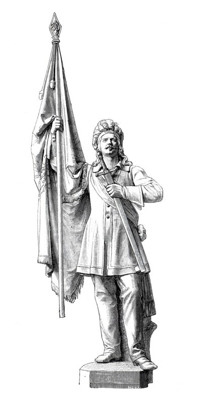 The monument of the German fraternity in Jena.