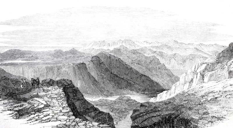 Landscape in Dalmatia.
