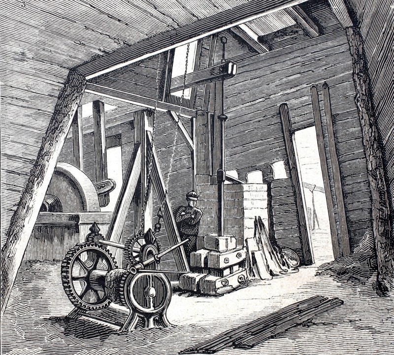Petroleum springs in Oelheim.