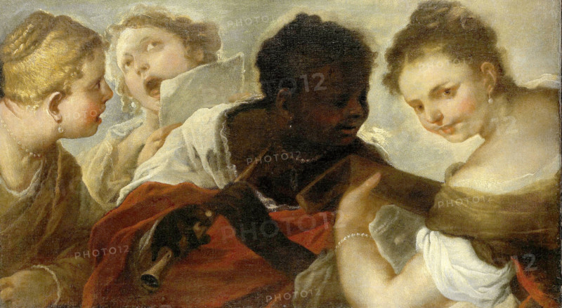 Four Women making Music