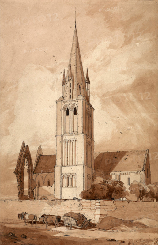 Church of Douvres in Normandy