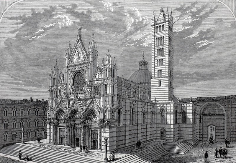 The Cathedral in Siena.