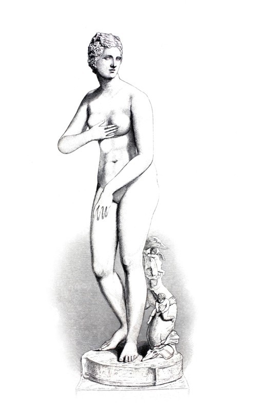 Venus Medici is an ancient statue of the type Venus pudica.