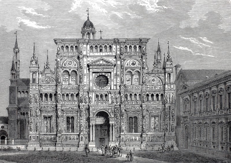 Facade of the Church of Madonna delle Grazie.