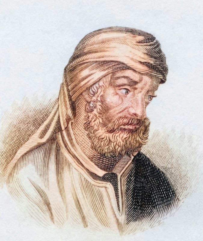 Quintus Septimius Florens Tertullianus or Tertullian for short (born after 150 in Carthage. today in Tunisia. died after 220) was an early Christian theologian who wrote apologetic. dogmatic and ascetic works. from the book Crabbe's Historical Dictionary. 1825. Historical. colored. digitally restored reproduction from a 19th-century original
