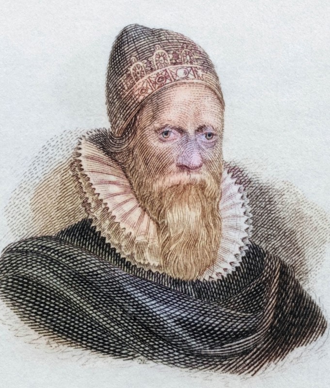 Henry Spelman (born 1562 in Congham. Norfolk. died before 14 October 1641 in London) was an English historian and parliamentarian. from the book Crabbe's Historical Dictionary. 1825. Historical. colored. digitally restored reproduction from a 19th-century original