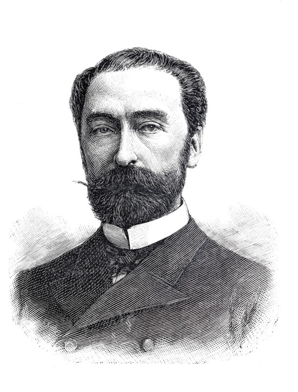 Marie François Sadi Carnot (born August 11. 1837 in Limoges. died June 25. 1894 in Lyon) was a French politician and engineer. He served as President of France from 1887 until his assassination in 1894. Historical. authentic. digitally restored reproduction from a 19th-century original