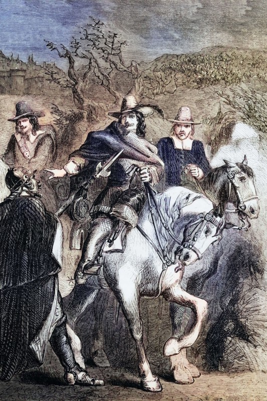 The Siege of Oxford was a Parliamentarian victory towards the end of the First English Civil War in 1649. in which King Charles I escaped and thus prevented a formal siege. England. digital reproduction of a historical original