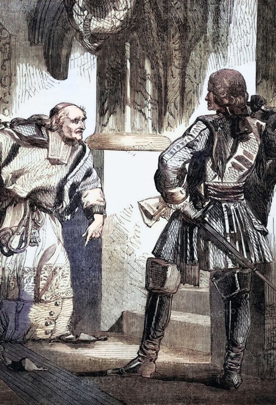 Giulio Alberoni. an Italian cardinal and statesman in the service of Philip V of Spain. with Colonel Stanhope in 1718. The colonel initiated negotiations for the return of Gibraltar to Spain in exchange for Cuba and Florida. but these negotiations failed. Digital reproduction of a historical original.