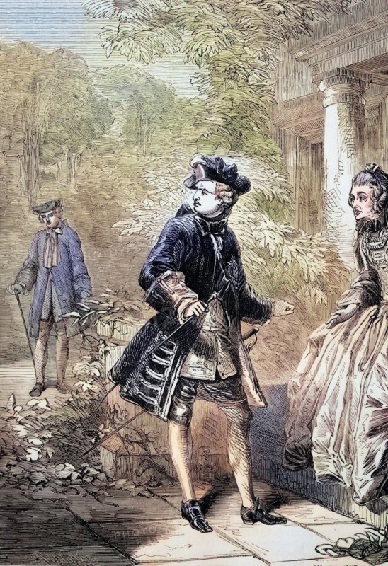 Princess Amelia attempts to bring about a reconciliation between George III and John Stuart. the 3rd Earl of Bute. As de facto Prime Minister. he succeeded in ending Whig dominance and the Seven Years' War in 1763. However. King George turned against him after being criticized for his official speech. which the press recognized as Bute's work. England. digital reproduction of a historical original.