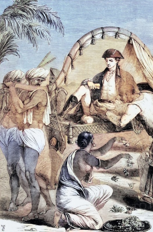 Raja Chette sings a tribute to Warren Hastings. the first Governor-General of India from 1773 to 1785. digital reproduction of a historical original