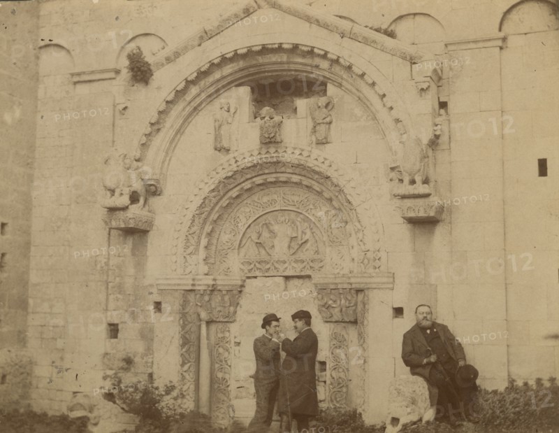 The portal of the church of San Leonardo di Siponto