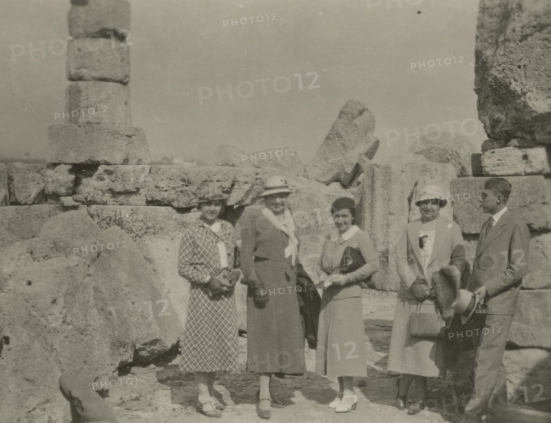 Touring Club Italiano Members at the Selinunte archaeological site.
