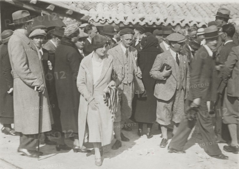 Participants in the Touring Club Italiano excursion to Sicily. 
	
		1924