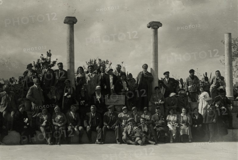 The Members of the Touring Club Italiano  in Taormina?. 
	
		1924