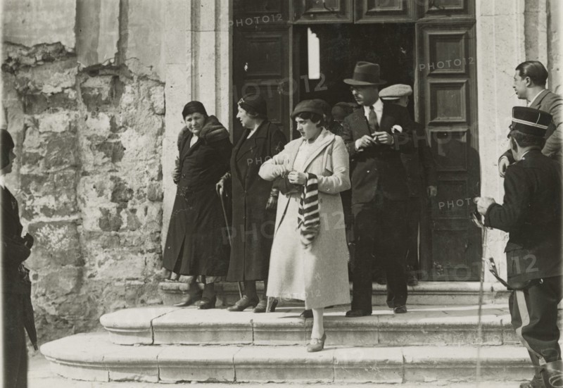 Leaving Mass. 
	
		1924
