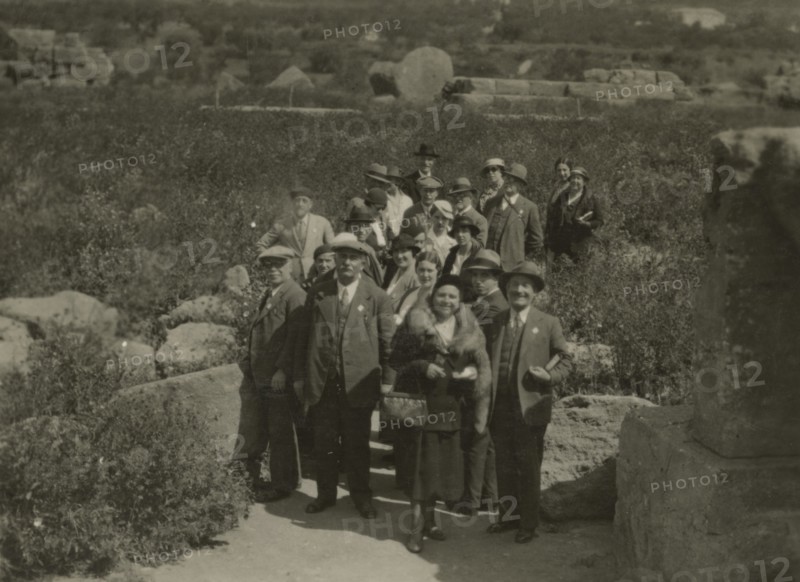 In the Valley of the Temples of Agrigento. 
	
		1924