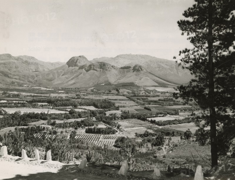 The French Hoek Valley in South Africa. 
	
		1964 circa