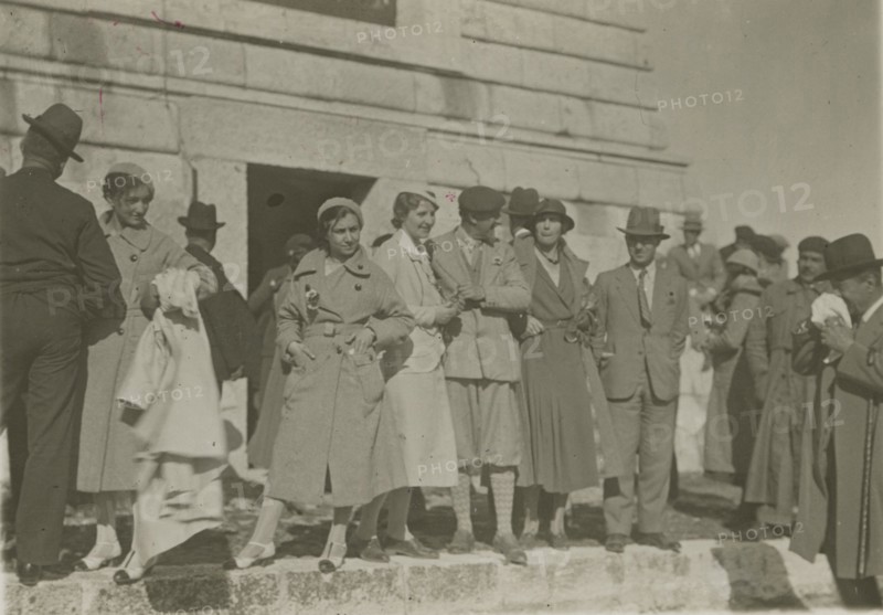 At the Pianto Romano Ossuary. 
	
		1924
