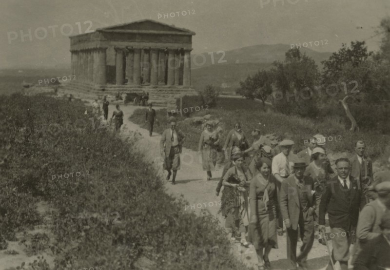Temple of Concord in Agrigento. 
	
		1924