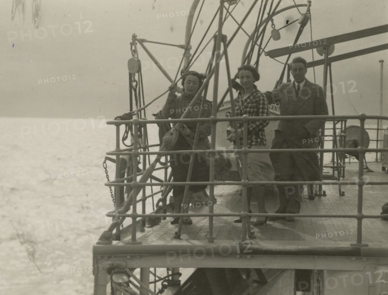 On board the steamer. 
	
		1924