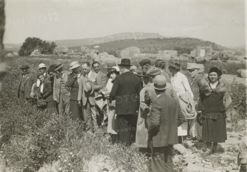 At the Valley of the Temples in Agrigento. 
	
		1924