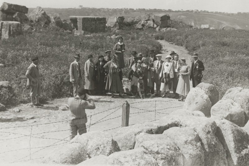 Visit to the Valley of the Temples in Agrigento. 
	
		1924
