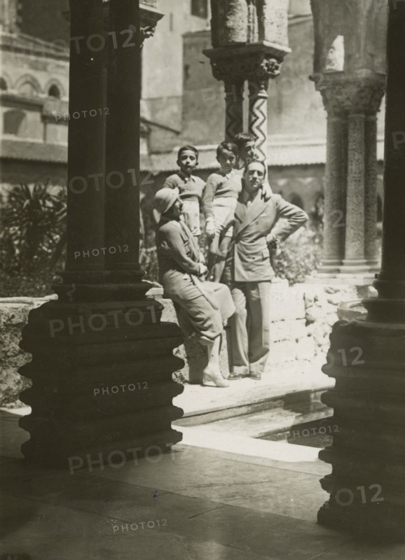 Cloister of the Cathedral of Monreale. 
	
		1924